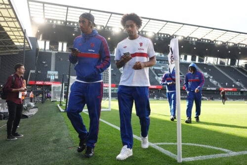 Han spiller ikke meget i Manchester United.