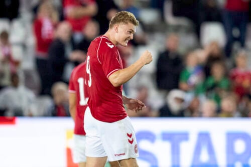 Conrad Harder var tydeligt frustreret efter Danmarks 0-0-kamp mod Belgien tirsdag aften. Nu reagerer den danske profil.