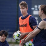 Andreas Maxsø fik lyndebut for FC Midtjylland, der søndag aften slog F.C. København i Superliga-topkampen med 2-1.