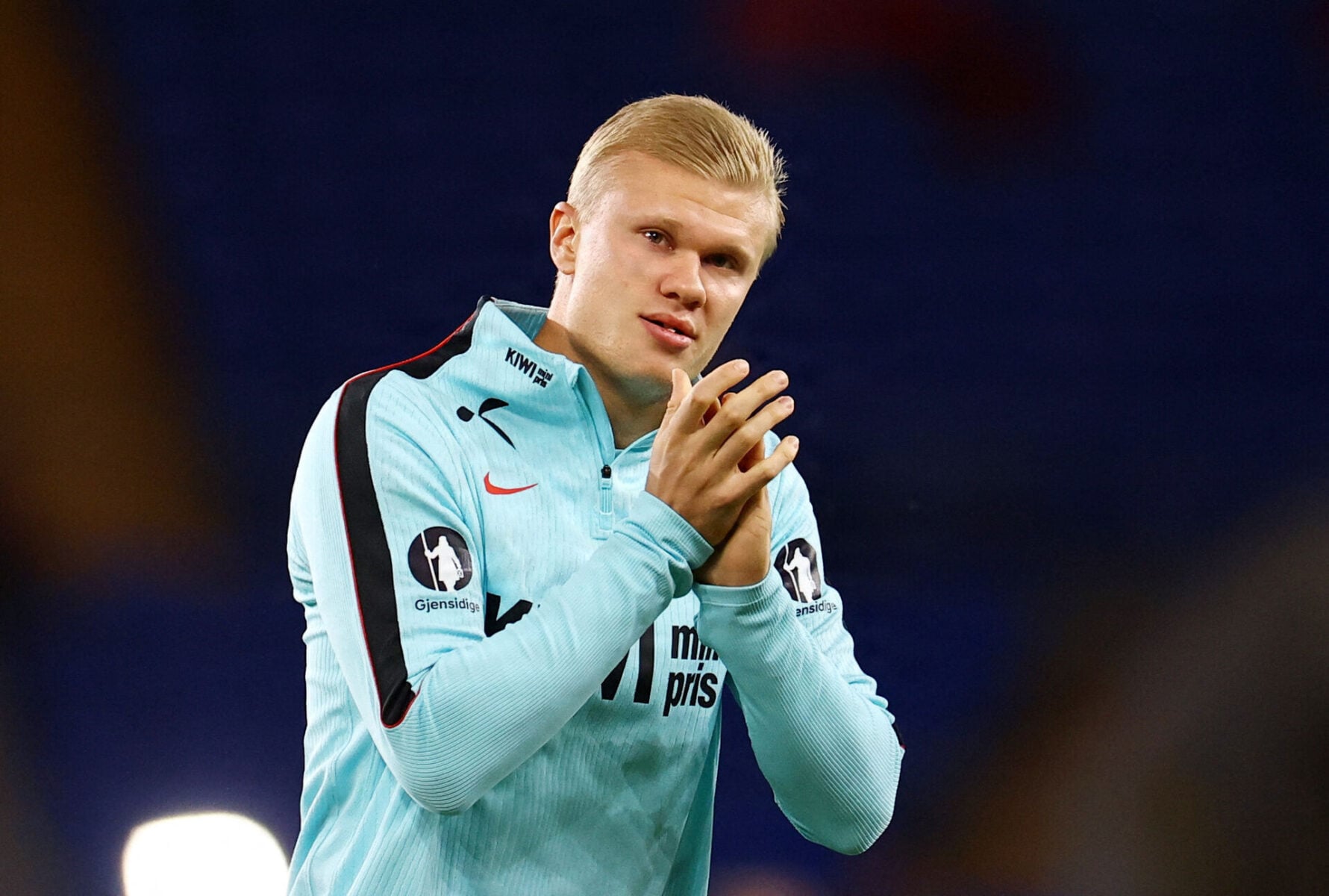 Erling Haaland bad selv om at blive skiftet ud.