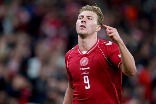 Rasmus Højlund trækker store overskrifter.