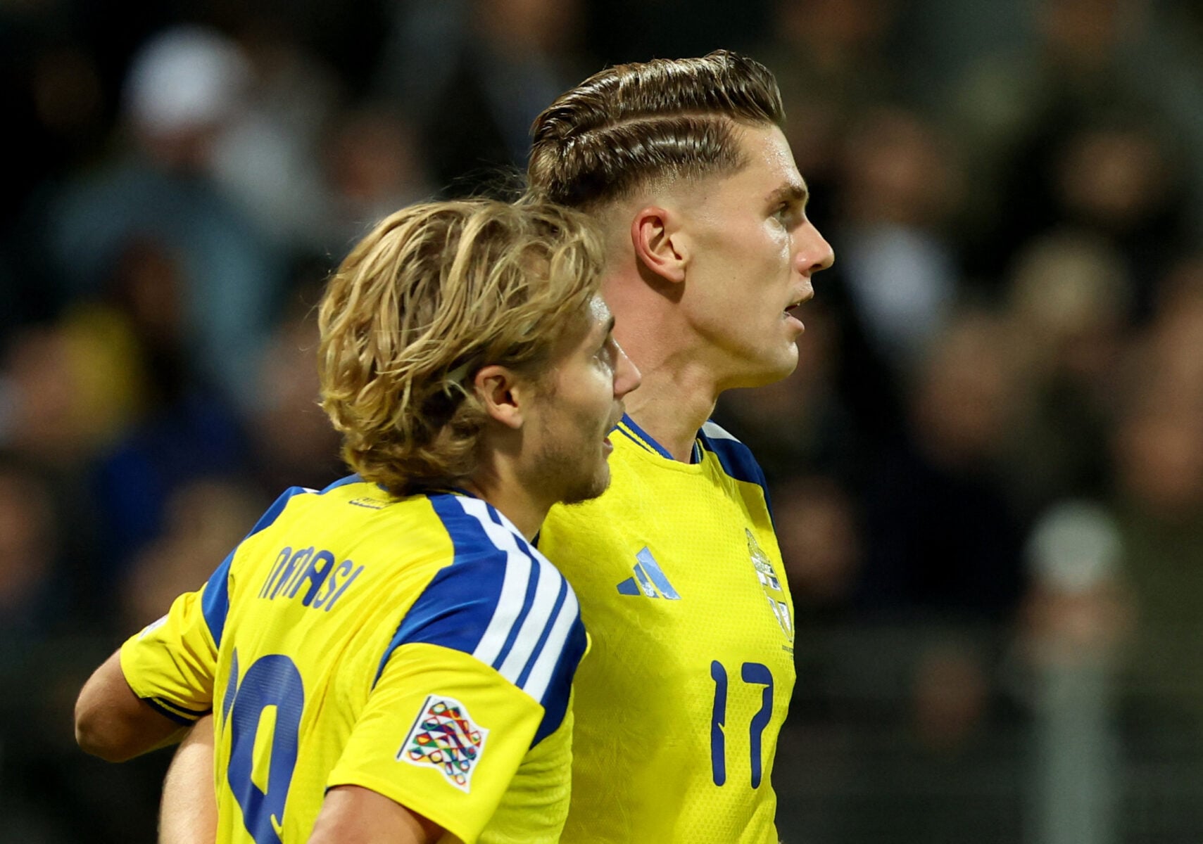 Viktor Gyökeres fortsætter med at levere mål for Sverige, da Arsenal-angriberen sig ind i Nations League-historien fredag aften.