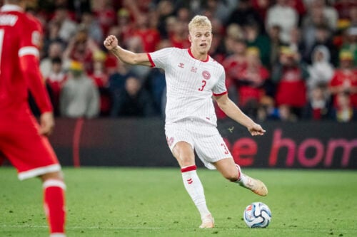 Danmark er millimeter fra at have sikret sig mindst tredjepladsen i Nations League-gruppen efter 1-0-sejren over Wales i Cardiff.