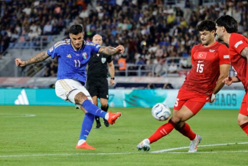 Der skulle gå tre år, før angriberen Gianluca Scamacca igen kunne juble over en scoring for det italienske landshold.