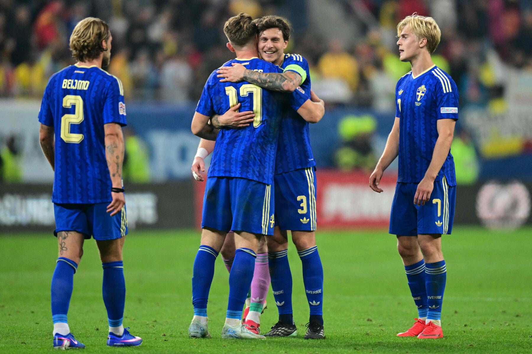 Felix Beijmo fik mandag aften sin længe ventede debut for Sverige, da han spillede samtlige minutter i 1-0-sejren over Rumænien i Nations League.