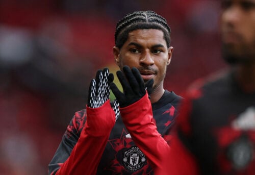 Marcus Rashford er en af de spillere, der kan ryge ud i kulden hos Manchester United.