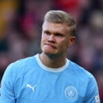 Erling Haaland rygtes til Arsenal.