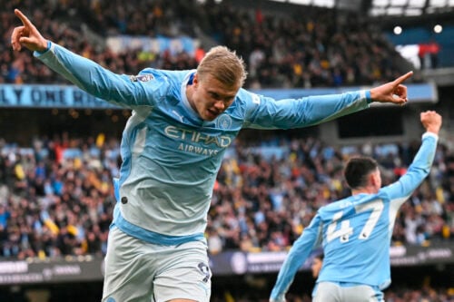Manchester City slog rekord lørdag eftermiddag.