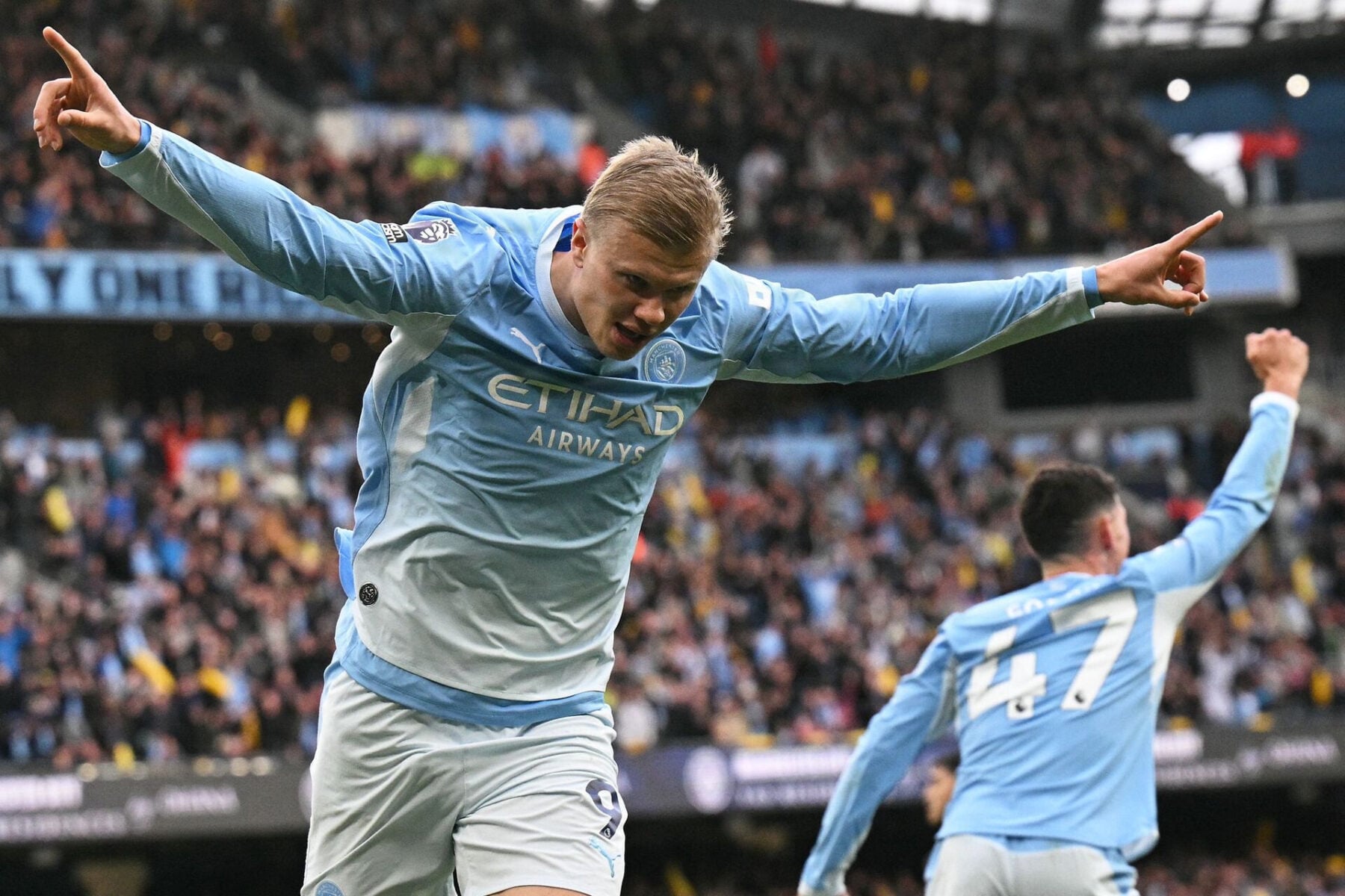Manchester City slog rekord lørdag eftermiddag.