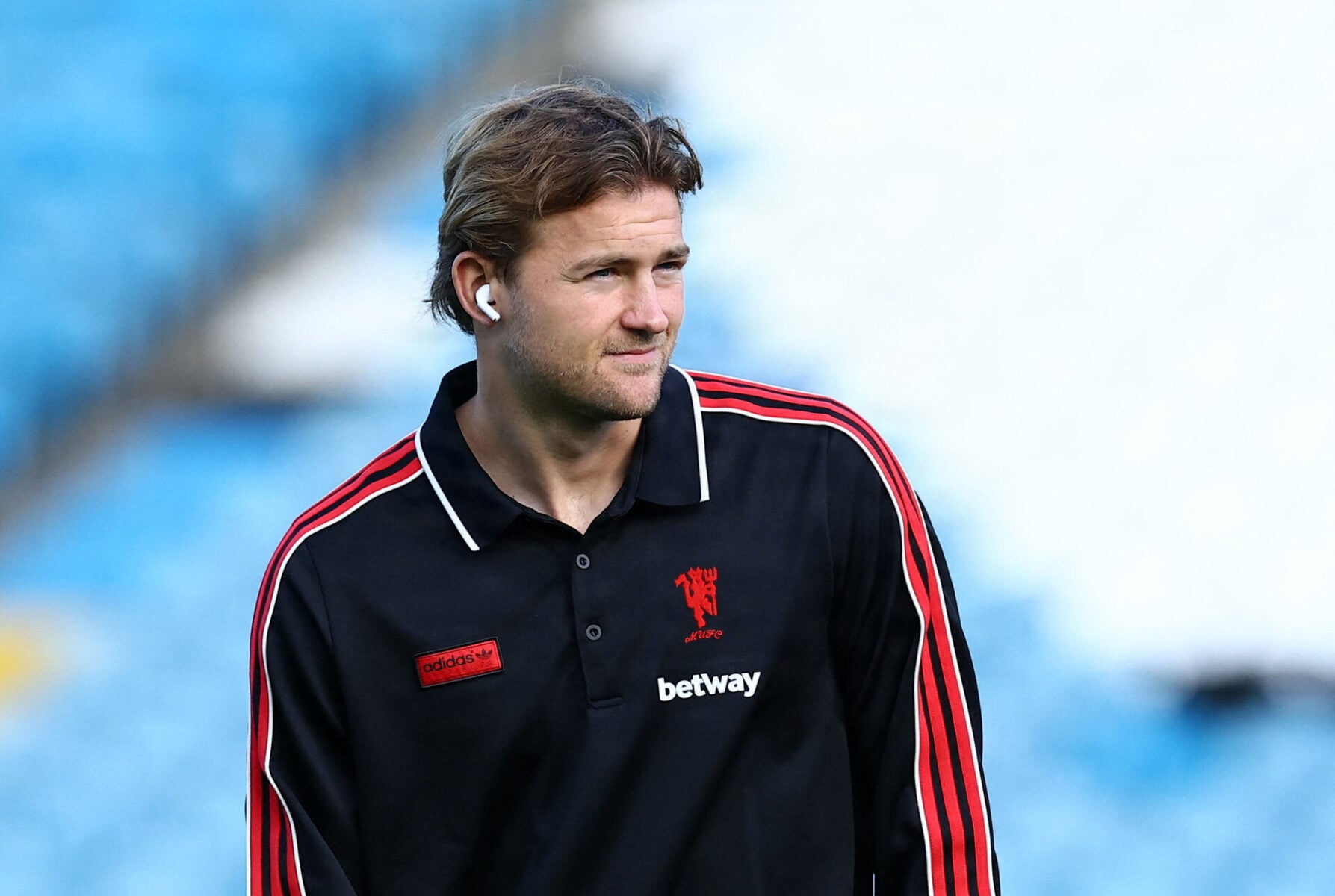 Matthijs de Ligt var onsdag tilbage for Manchester United.
