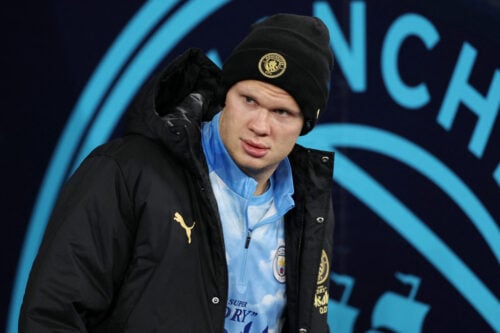 Erling Haaland var fraværende, da Manchester City besejrede AEK Athen med 5-1 i Champions League. Stjernen blev sparet.