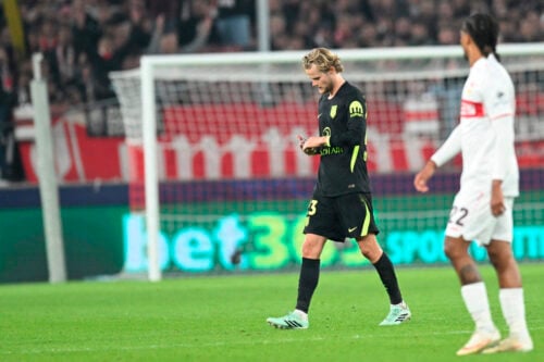 Morten Hjulmand er kommet i fokus efter en voldsom tackling i Champions League, hvor danskeren blev udvist i 1-1-kampen mod Stuttgart.