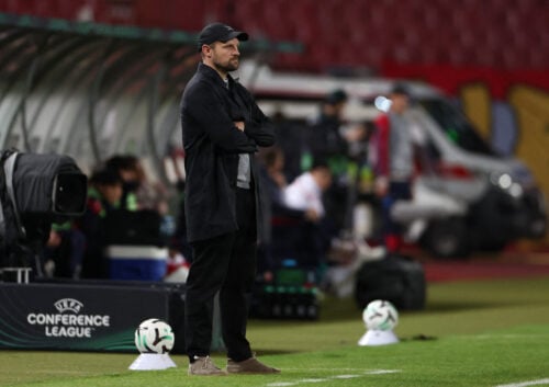 Maher Carrizo har givet Bo Svensson noget at tænke over. Den nytilkomne F.C. Københavns-spiller var kampens bedste i remiset mod Røde Stjerne.