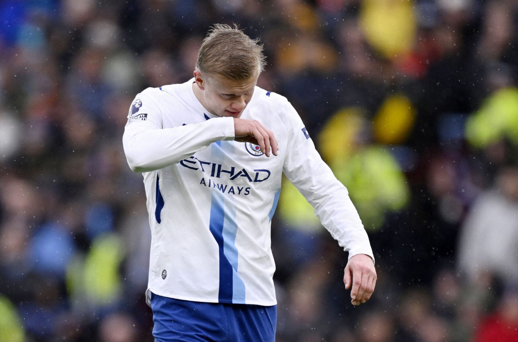 Erling Haaland er ikke med for Manchester City.