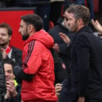 Bruno Fernandes og Michael Carrick har holdt et krisemøde for at få ryddet op i situationen. Det sker efter, at portugiseren blev vraget i seneste kamp.