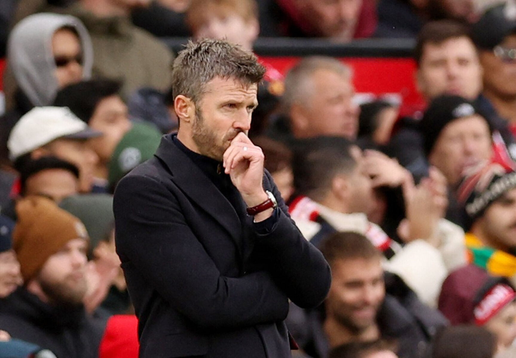 Michael Carrick risikerer en fyring.