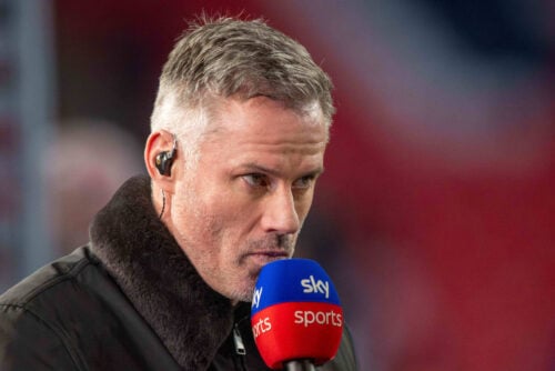 Jamie Carragher mener, at Jeremie Frimpong floppede for Liverpool.